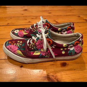 Keds x Rifle Paper Co. Anchor Vintage Blossoms Floral Lace-Up Sneaker - Size 8.5